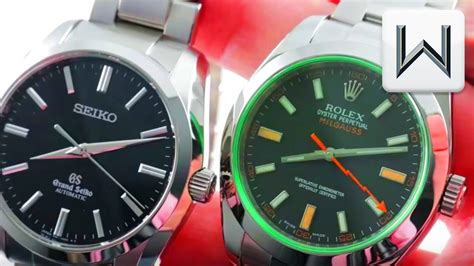 rolex milgauss vs seiko